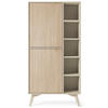 BÜCHERREGAL FORESTA 80x38x160 cm, Regal Kieferfarben - Fichtefarben/Beige, Holzwerkstoff (80/160/38cm) - MASSENO