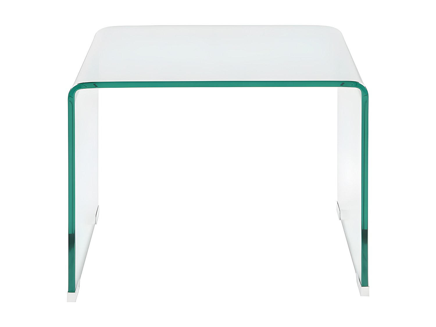 NACHTTISCH - 50 cm x 40 cm - Glas - Transparent - SUZANA - Transparent, Glas (50/40/40cm) - Vente-Unique
