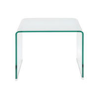 NACHTTISCH - 50 cm x 40 cm - Glas - Transparent - SUZANA - Transparent, Glas (50/40/40cm) - Vente-Unique