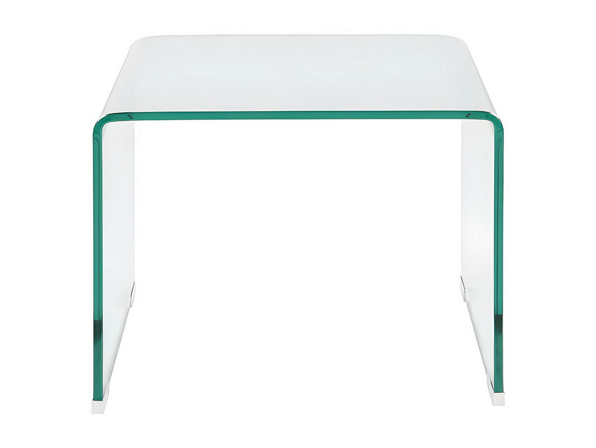 NACHTTISCH - Glas - SUZANA - Transparent, Glas (50/40/40cm) - Vente-Unique