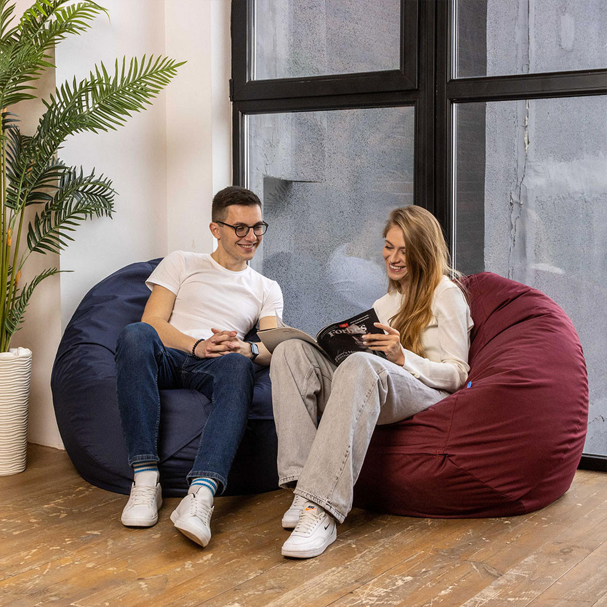 SITZSACK Classico S minzgrün - Mintgrün, Kunststoff/Textil (70/60/70cm) - Bruni