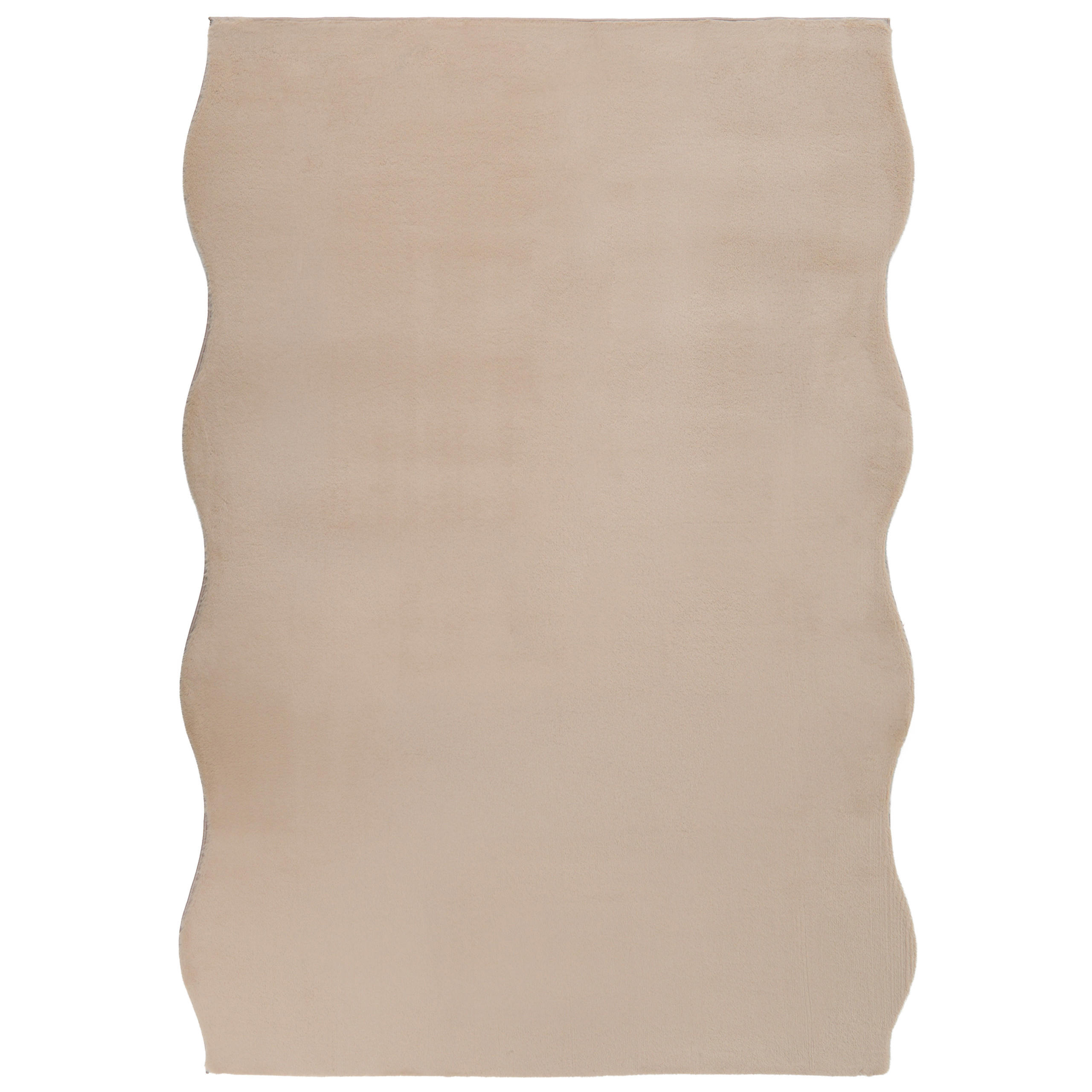 TEPPICH Beige 160/230 cm Dawa - Beige, Kunststoff (160/230cm) - Beliani