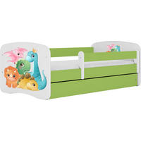 KINDERBETT Emily mit Schublade und Matratze, Grün 70x140 cm - Multicolor/Grün, Holzwerkstoff (140/70cm) - WFL GROUP