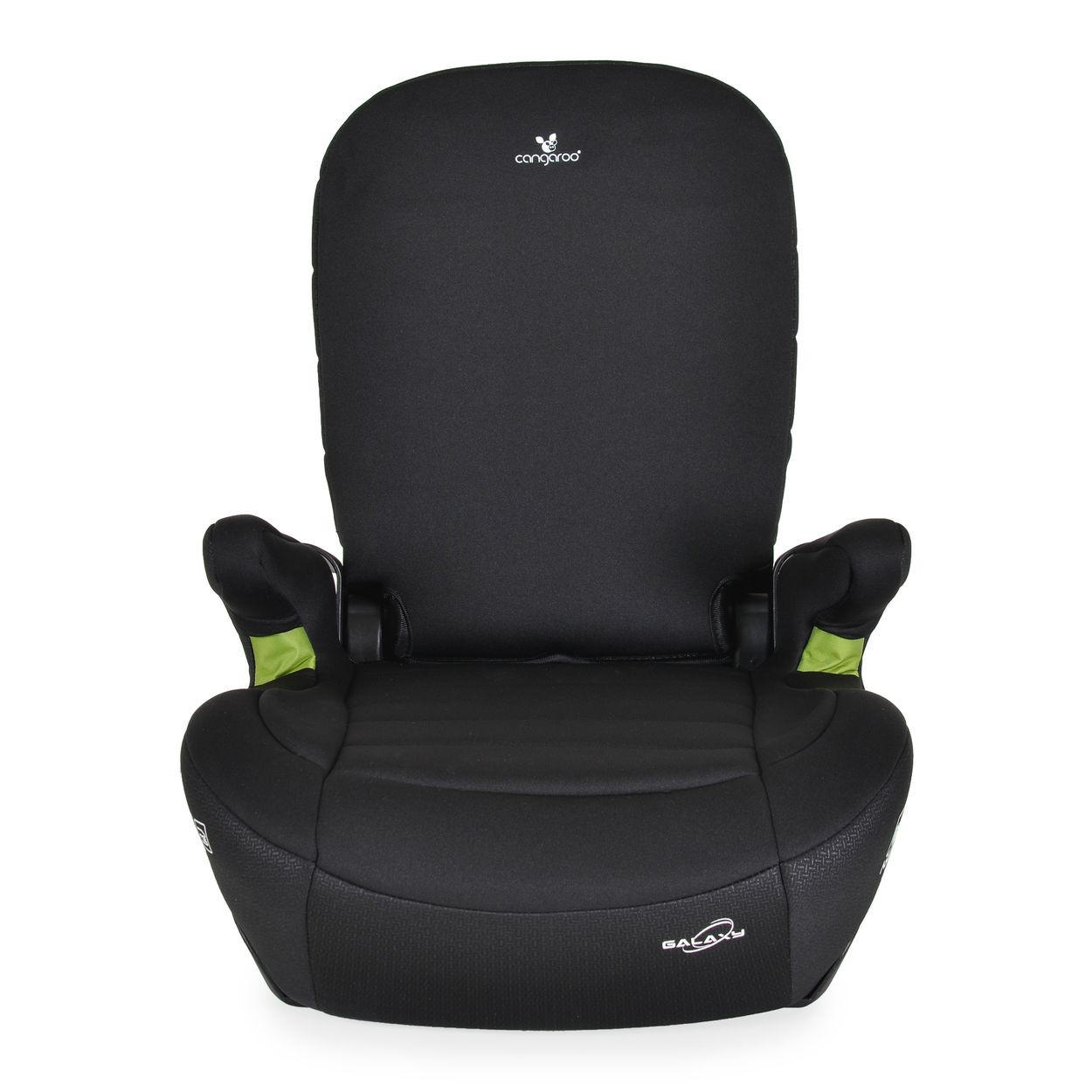 KINDERSITZ Galaxy i-Size schwarz (125-150cm) Gruppe 3, Isofix, Rückenlehne - Schwarz, Textil (43/48/42cm) - Cangaroo