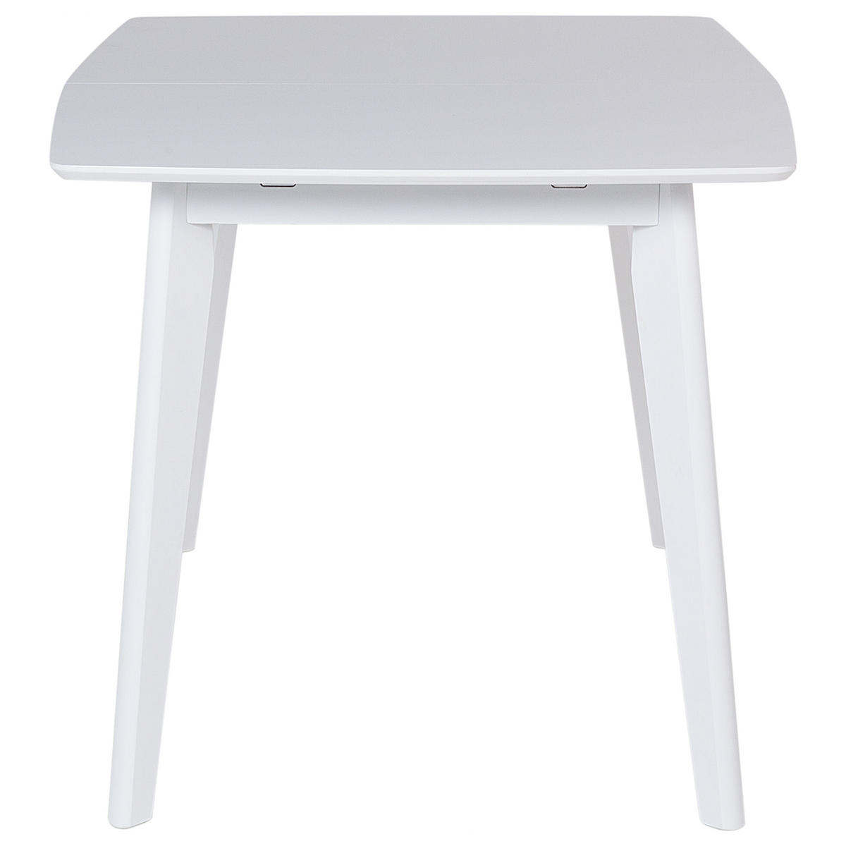 ESSTISCH 150-195/90/75 cm Weiß Rechteckig Sanford - Weiß, Holzwerkstoff (195/90/75cm) - Beliani