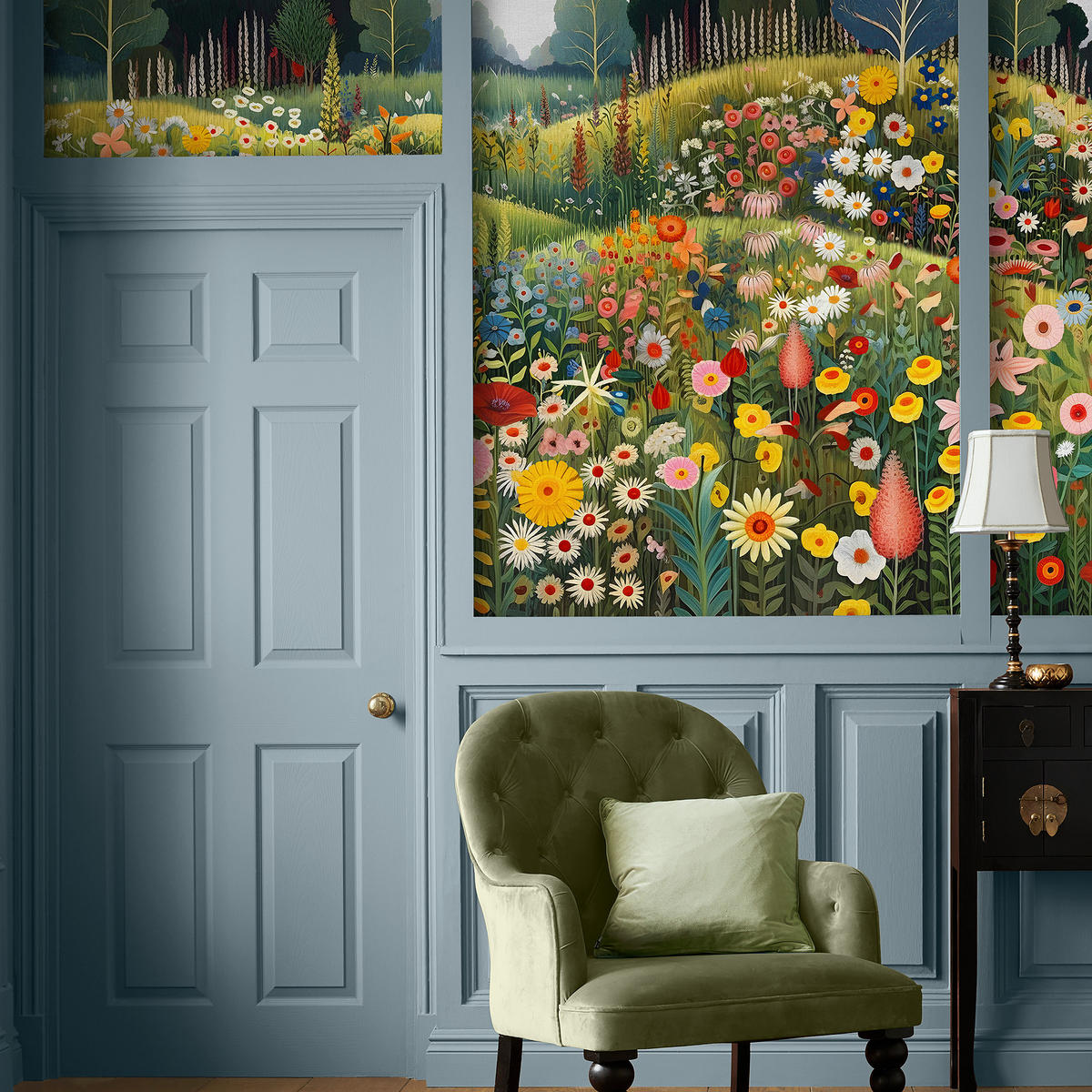 FOTOTAPETE Glenwhan Day - Grün, Papier/Kunststoff (250/400cm) - Graham & Brown