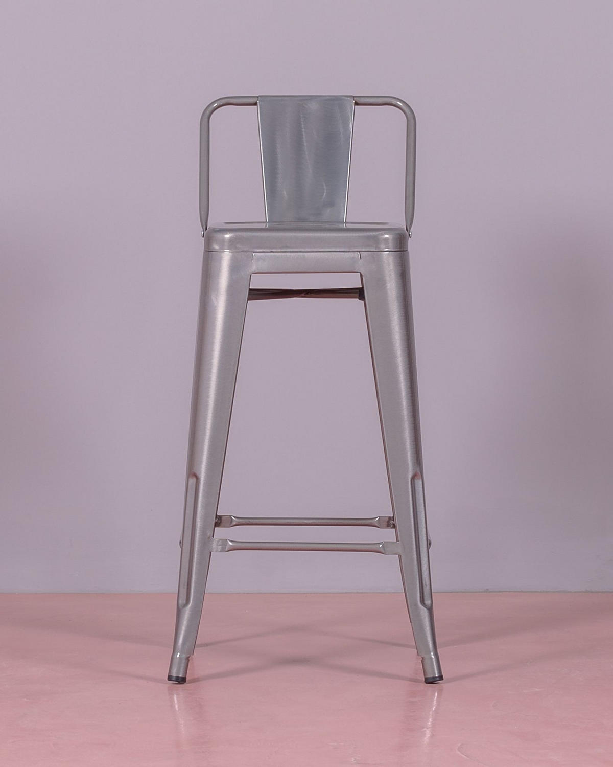 HOCKER Metall Alufarben - Alufarben, Metall (41/88/39cm) - Nest Dream