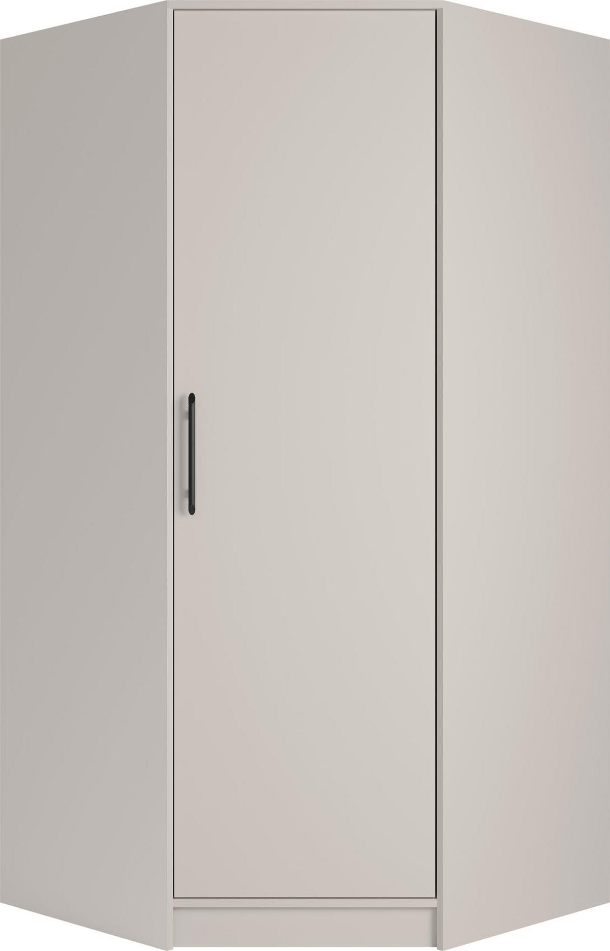 DREHTÜRENSCHRANK VANO 95/190/95cm 1-türig Kaschmir - Kaschmir, Holzwerkstoff (95/190/95cm) - MASSENO