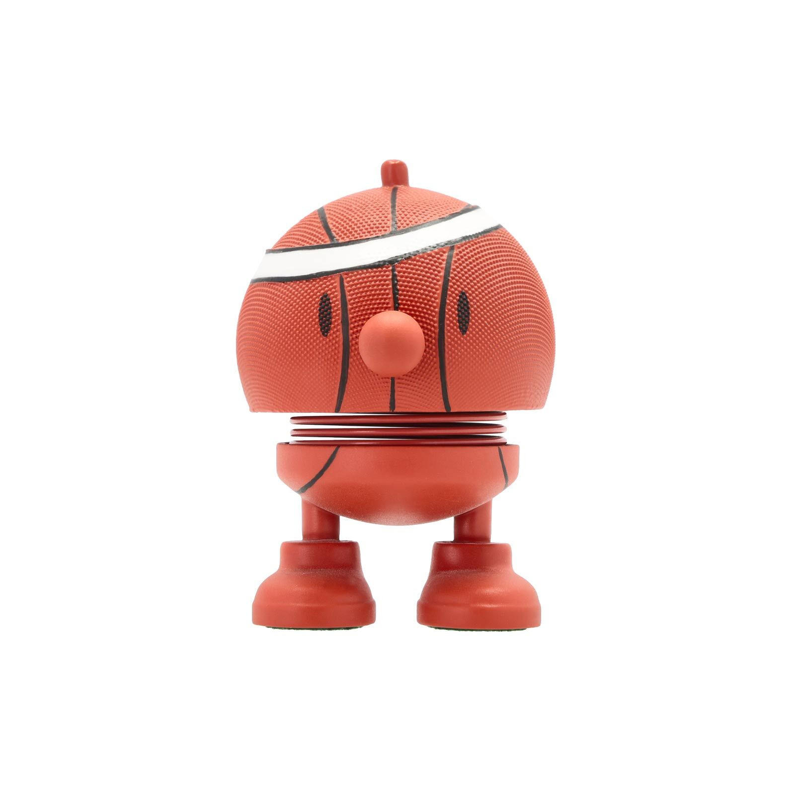 DEKOFIGUR Bumble S Basketball orange 7,6 cm - Orange, Kunststoff/Metall (5.8/7.6/4.5cm) - Hoptimist