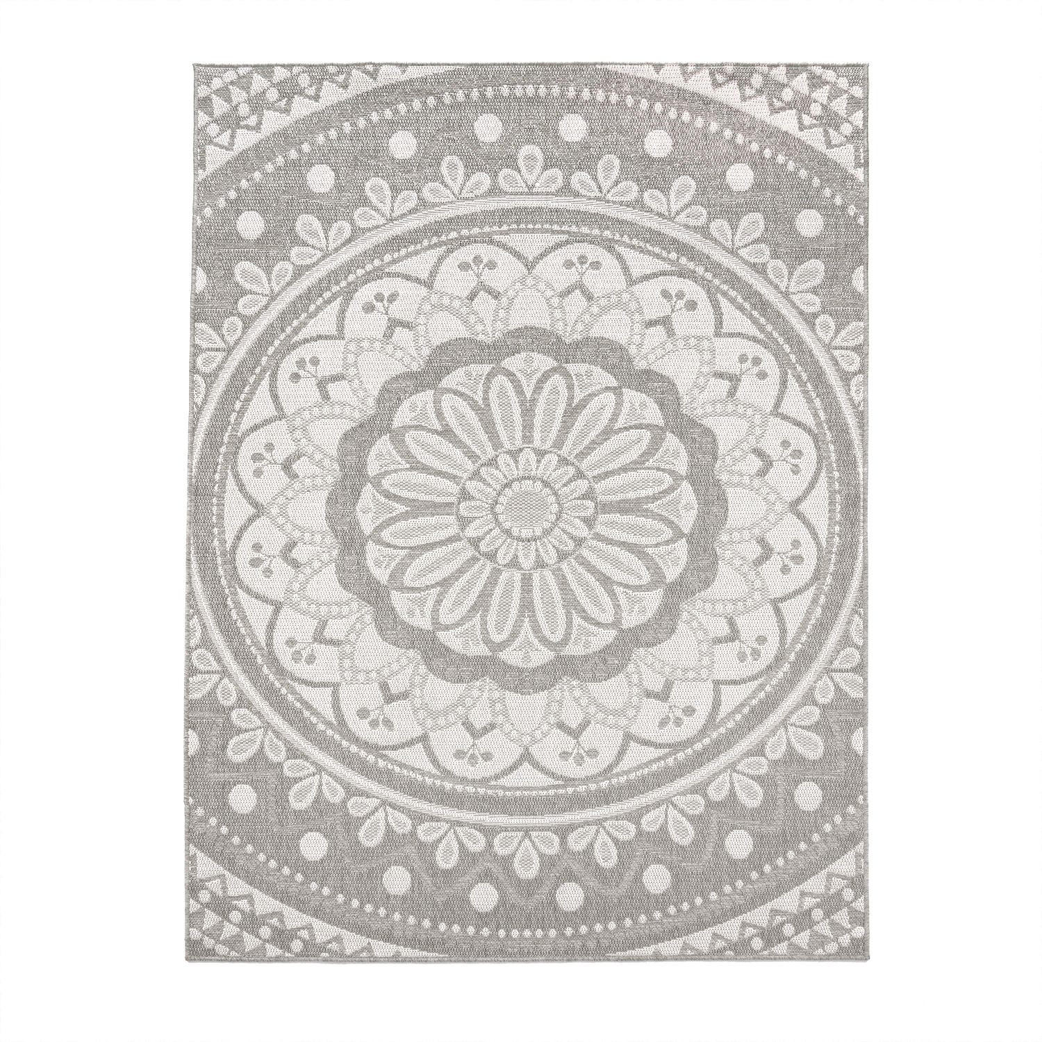 OUTDOORTEPPICH Marokkanisch Grau 160 x 220 cm - Grau, Kunststoff (160/220cm) - TT Home