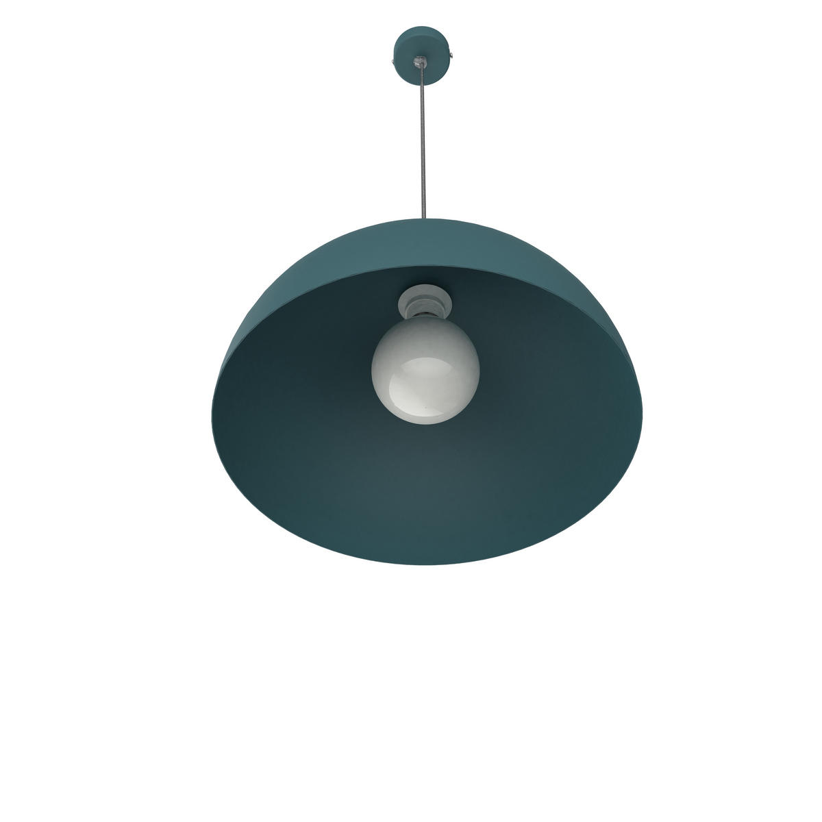 HÄNGELEUCHTE - Blau, Metall (40/40/20cm) - Lumicom