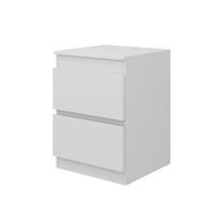 NACHTTISCH Calisto Weiß 40 x 55 cm - Weiß, Holzwerkstoff (40/55/39cm) - Vicco