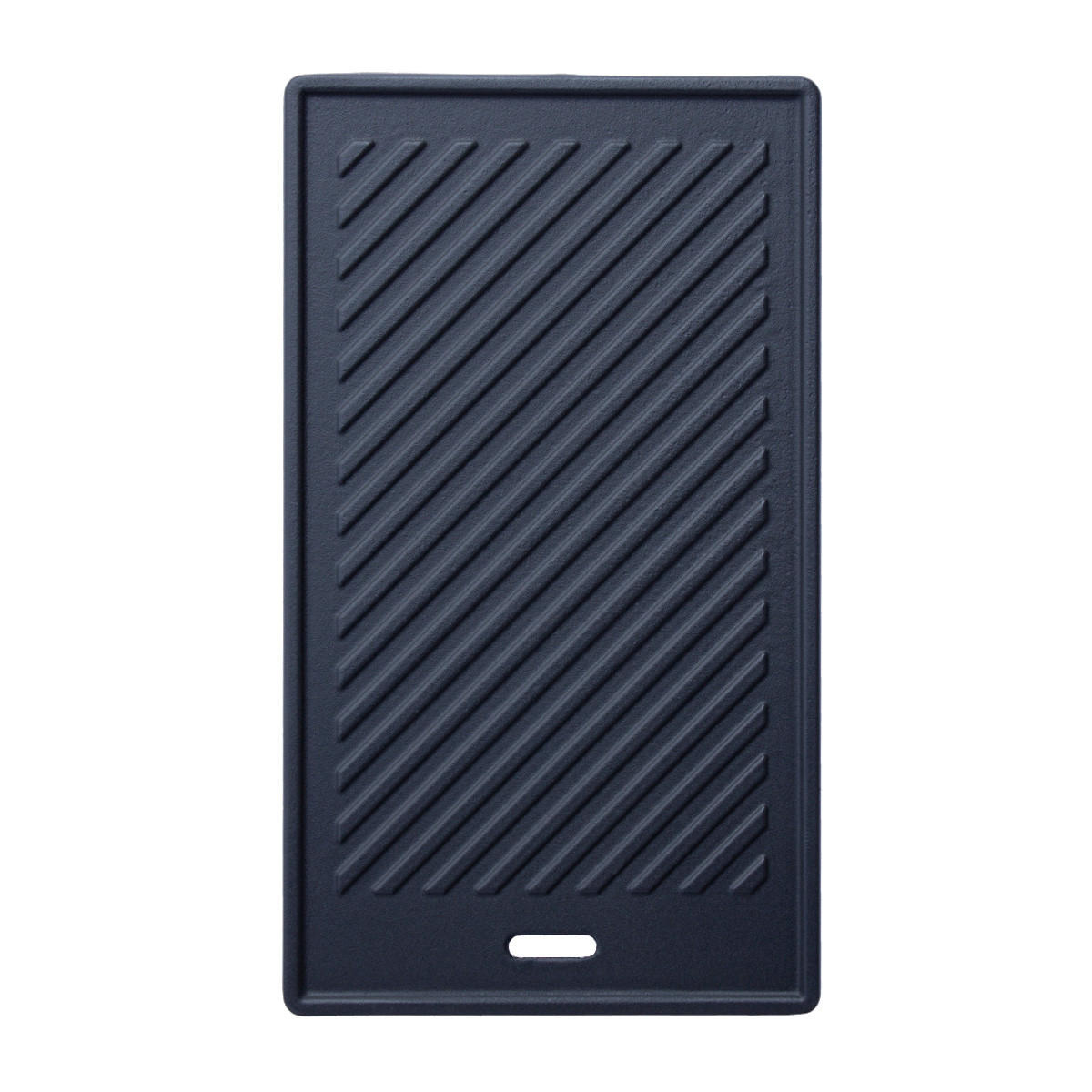 GRILLPLATTE Gusseisen - Schwarz, Metall (24/42cm) - TAINO