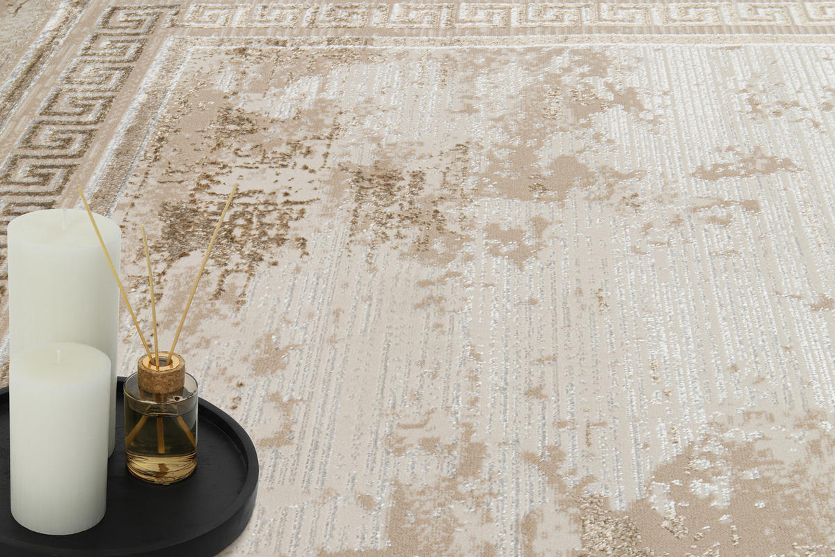 TEPPICH ARES Braun 180/250 cm - Braun, Kunststoff (180/250cm) - Tapiso