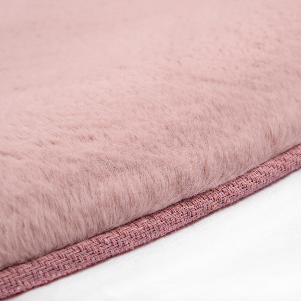 HOCHFLOR-TEPPICH Topia 400 Puder-Rosa 160 cm Rund - Rosa, Textil (160/160cm) - carpet city
