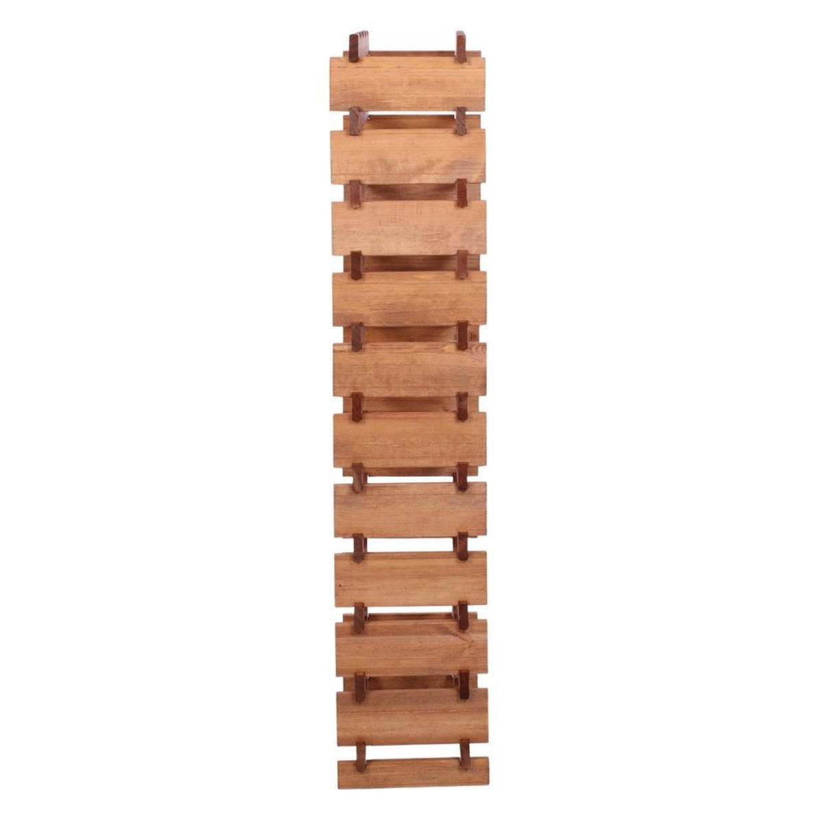 WEINREGAL VINOTECA FLEX PRO HxBxT 149x46x28cm 44 Flaschen auf 11 Ebenen Braun geölt - Braun, Holz (46/149/28cm) - PROREGAL