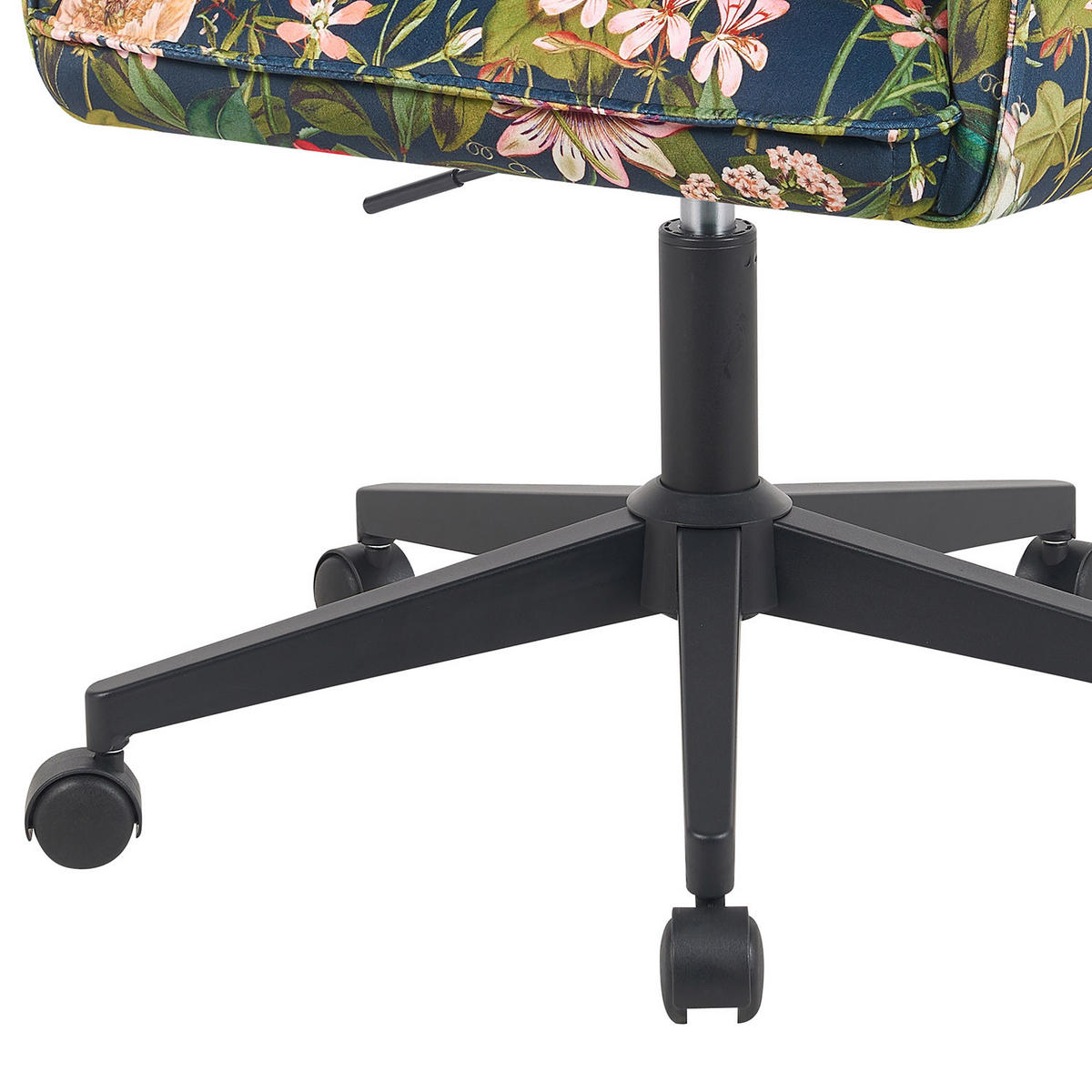 BÜROSTUHL Mika-Malu - Multicolor/Schwarz, Textil/Metall (60/85/63cm) - DUBI Möbel