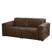 2-SITZER SOFA - Braun, Textil (190/75/96cm) - home24