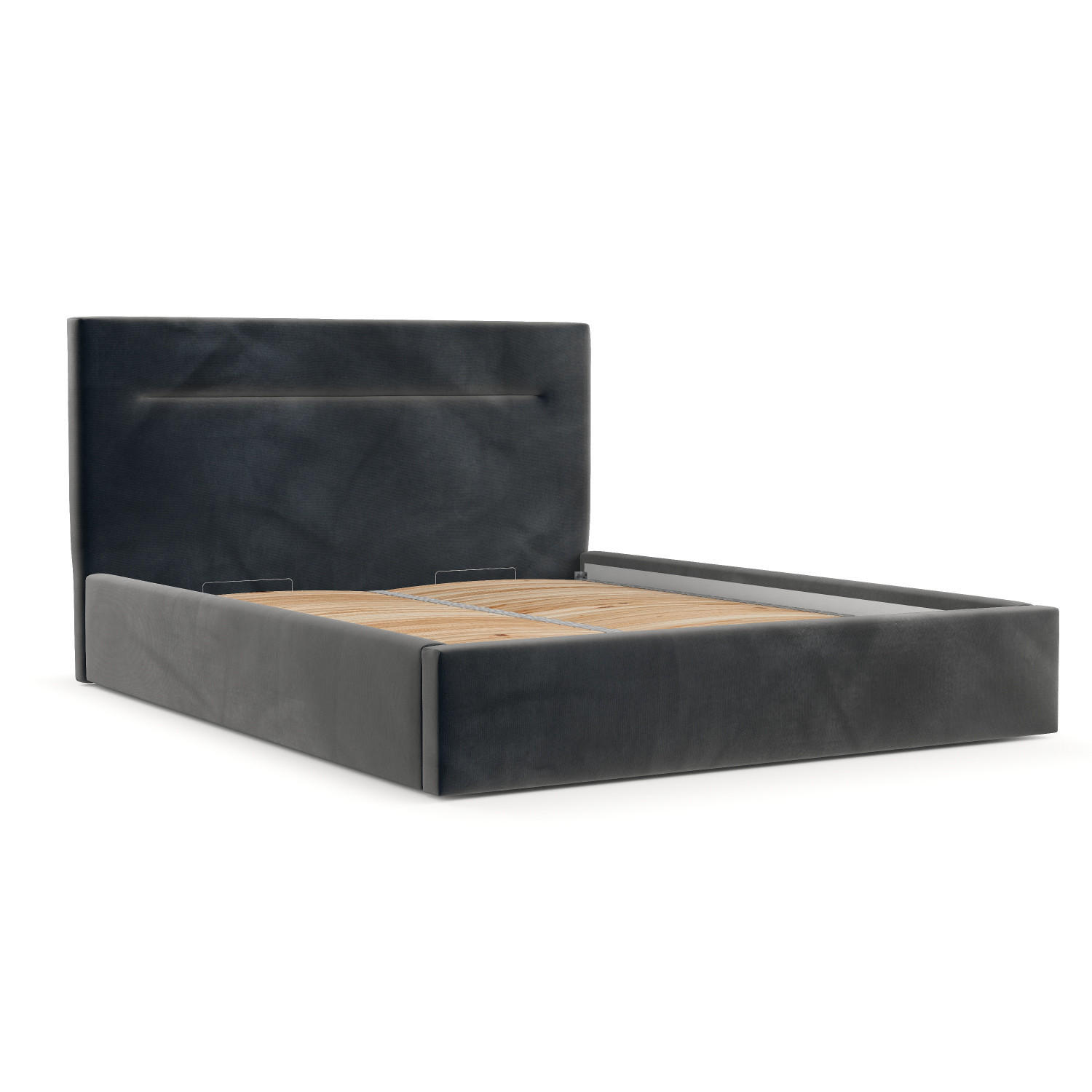 AltaBeds Polsterbett Anthrazit 180x200 cm