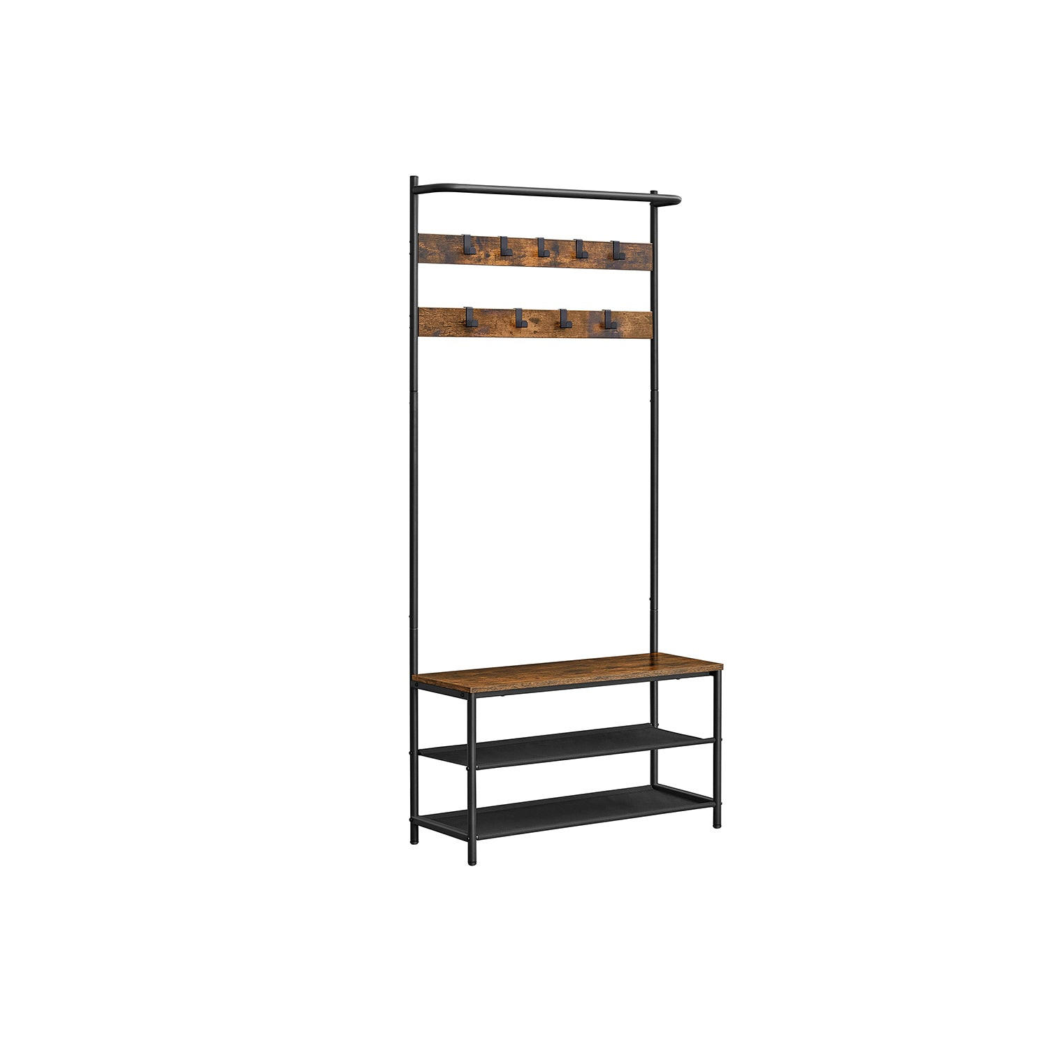 GARDEROBE WARSAW - Braun, Holzwerkstoff (84/180/32.2cm) - Hansiro