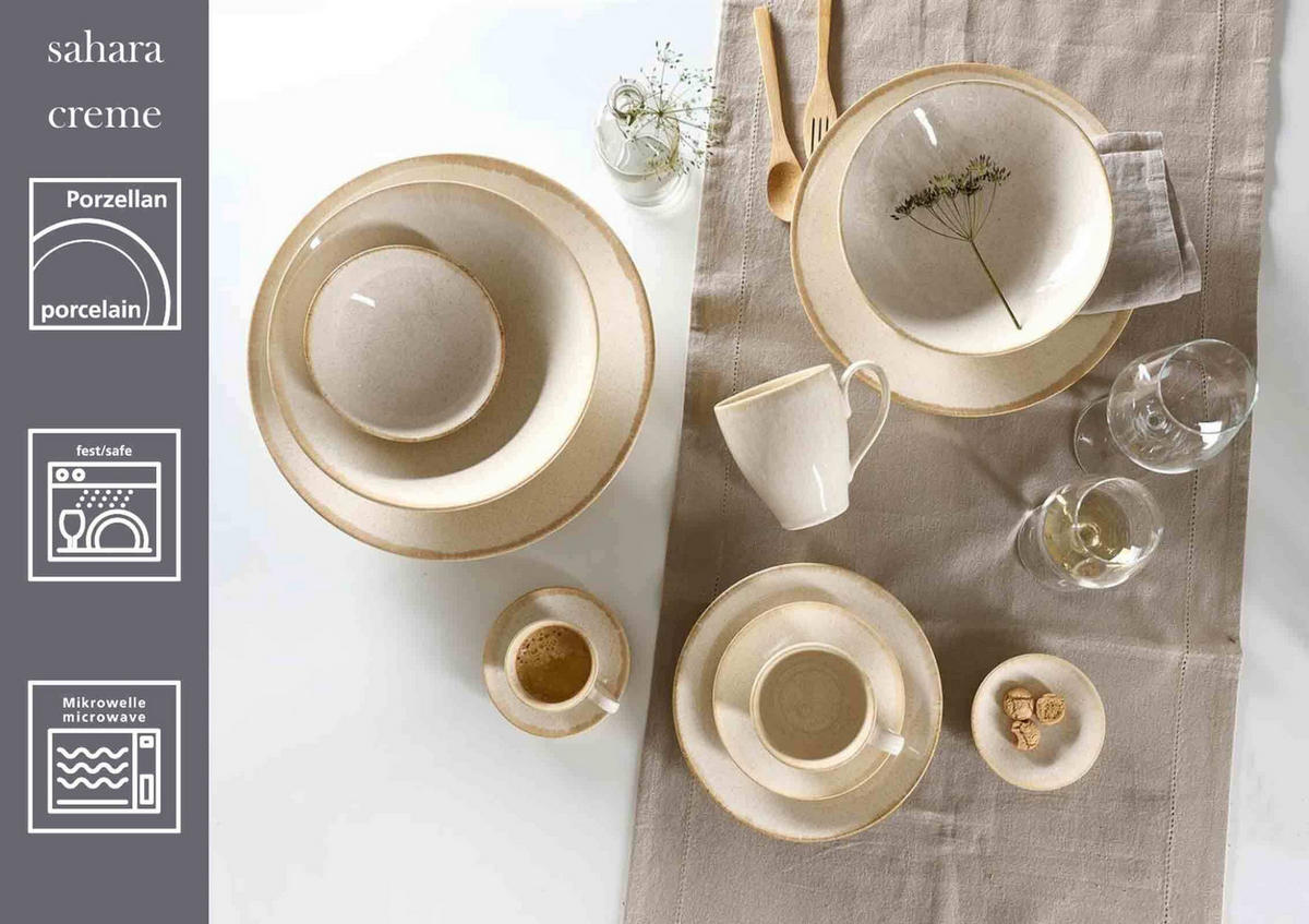 SERVIERPLATTEN Sahara braun ø 31 cm 3er Set - Braun, Keramik (31/5/31cm) - Ritzenhoff Breker