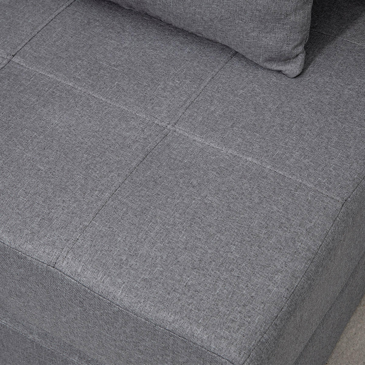 SCHLAFSESSEL DE-08269 2-in-1 mit abnehmbarem Bezug Dunkelgrau - Dunkelgrau, Textil (70/61/70cm) - ComfortXL