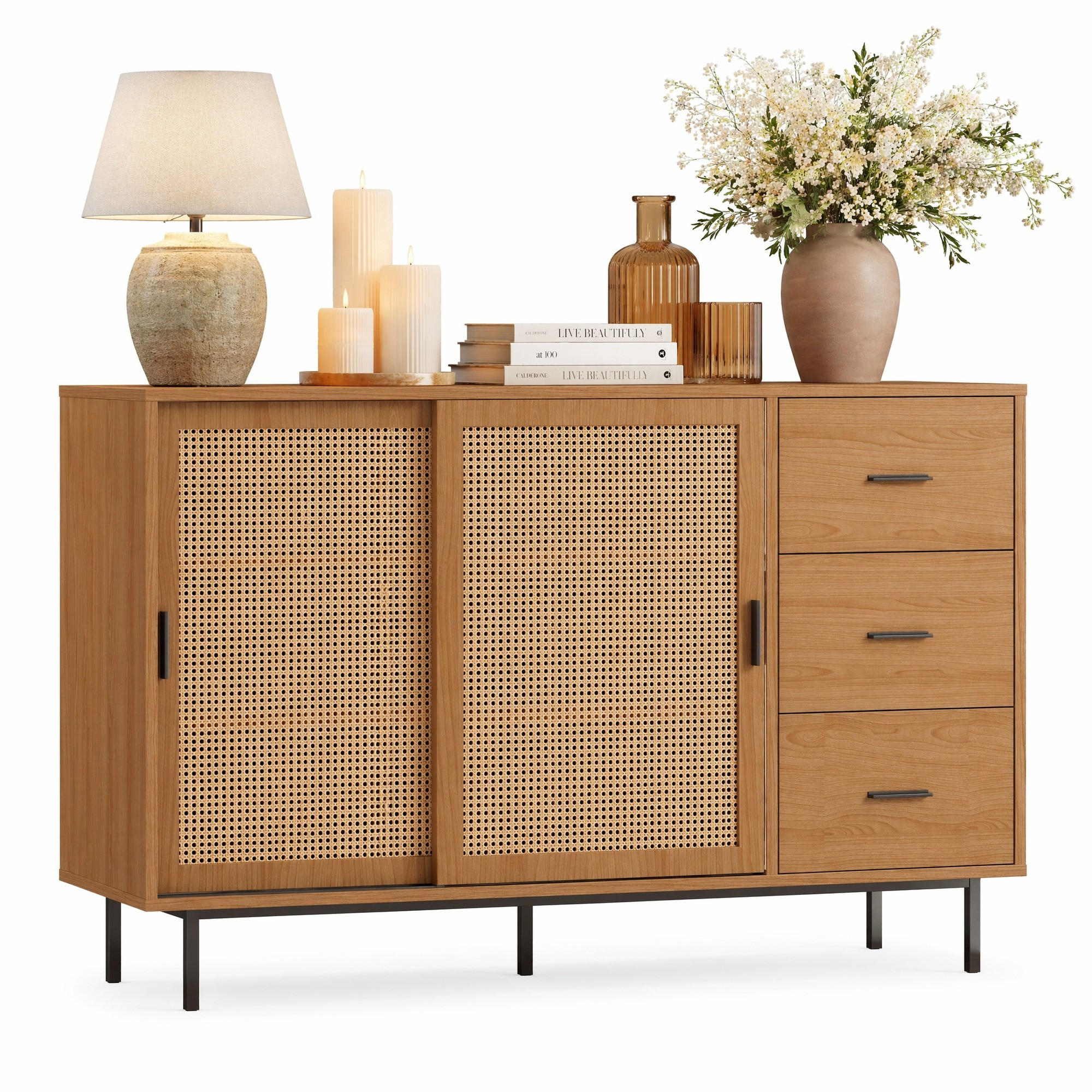 Ivmeu Sideboard Natur 140x91x37 cm