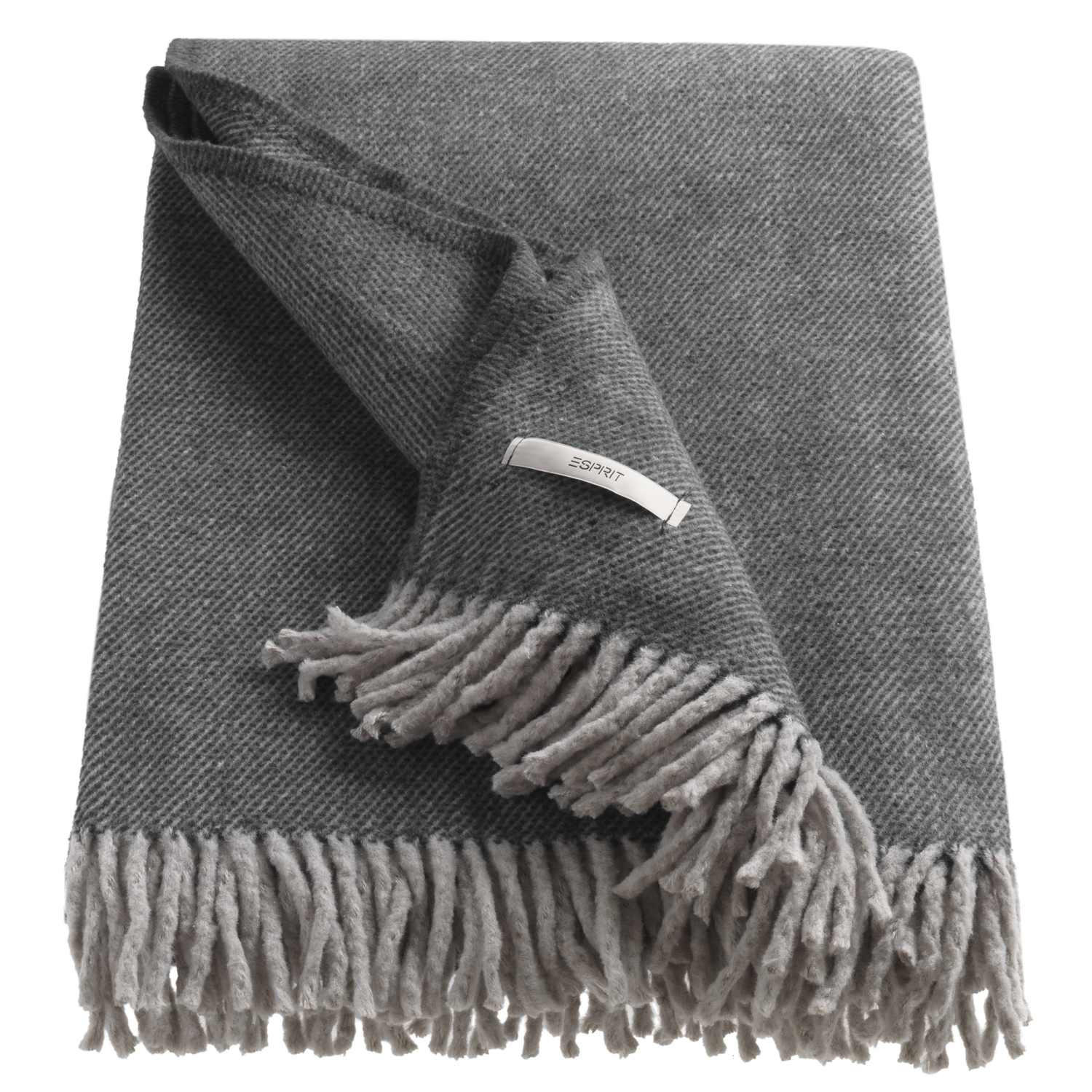 TAGESDECKE JADE - Anthrazit, Textil (140/200cm) - Esprit