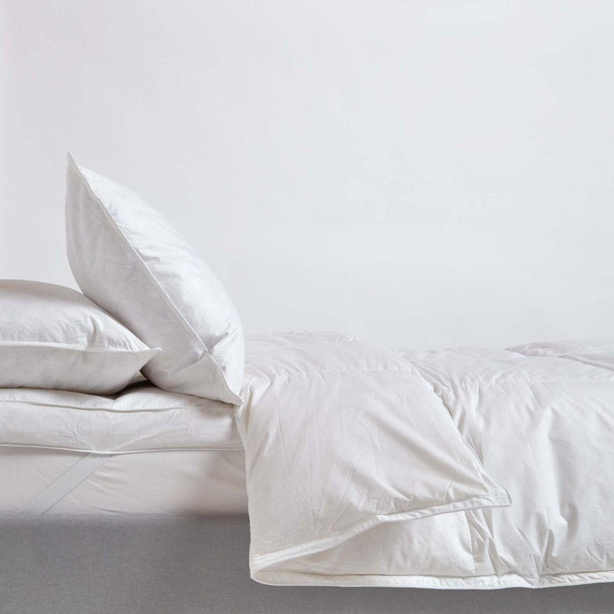 SOMMERDECKE Enten-Daunen & Federn, 135/200 cm - Weiß, Textil (135/200cm) - Homescapes
