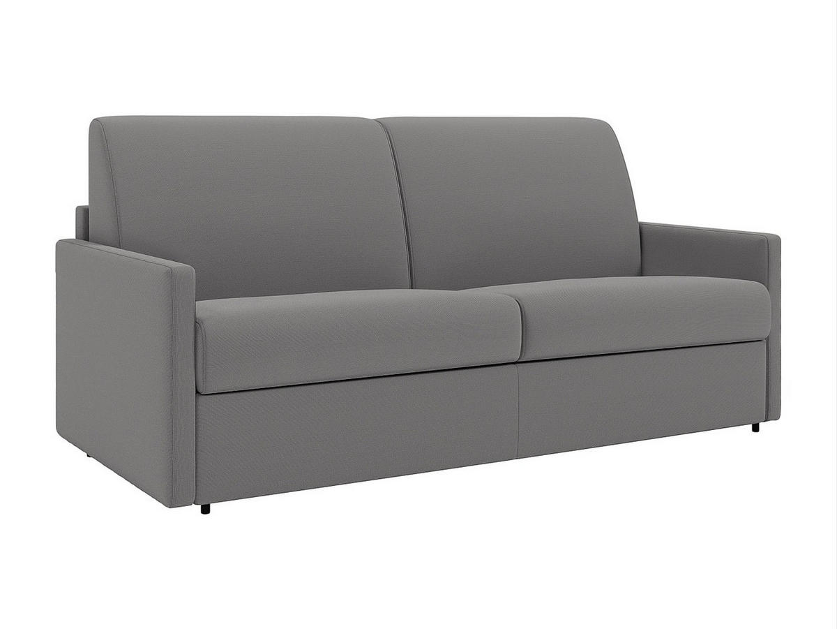 SCHLAFSOFA - 3 Personen - stoff - hellgrau Calife - Hellgrau, Textil (170/97/223cm) - Vente-Unique
