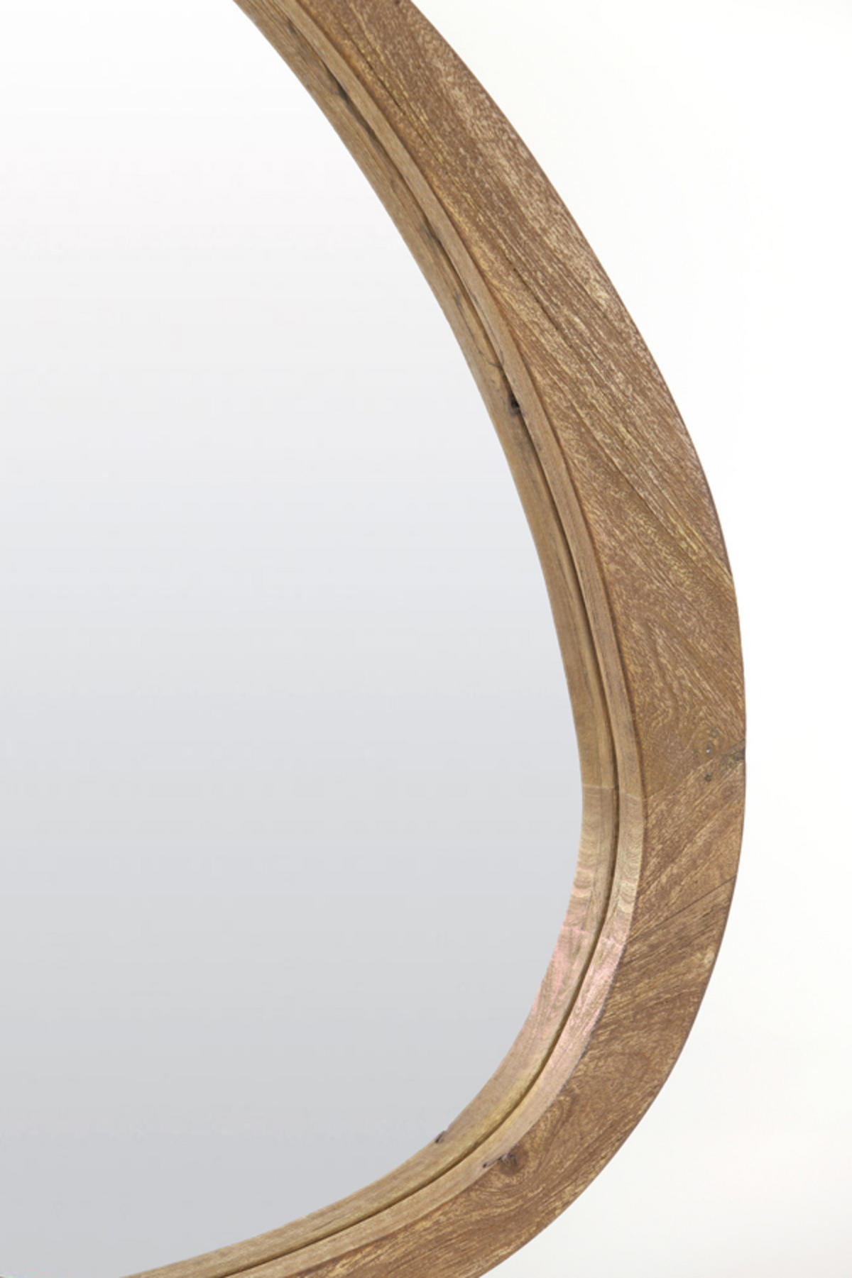 SPIEGEL Sonora Braun 120/5/80 cm - Dunkelbraun, Holz (5/80/120cm) - Light & Living