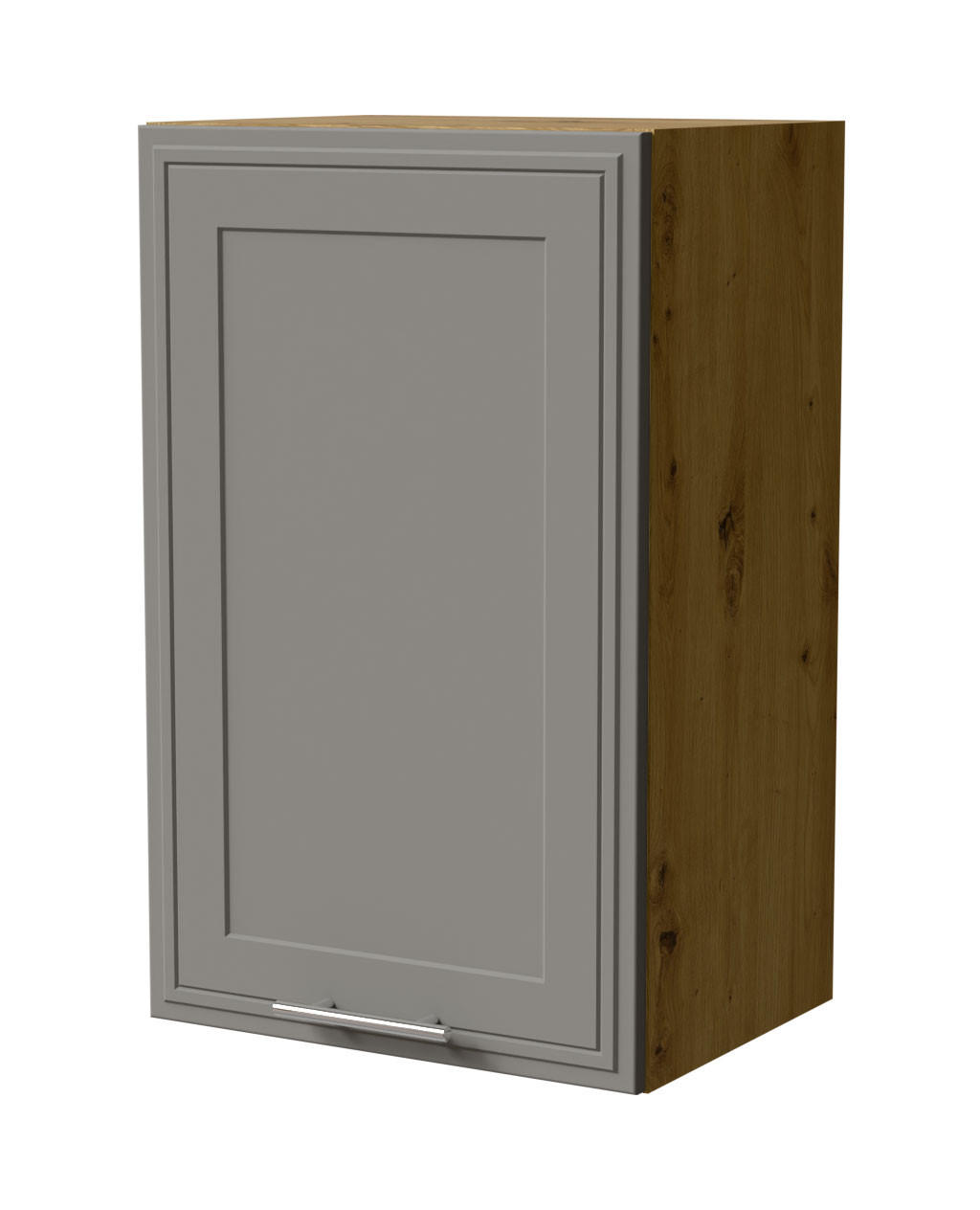 Feldmann-Wohnen Hängeschrank Grau, Eiche Artisan 45x72x32.5 cm