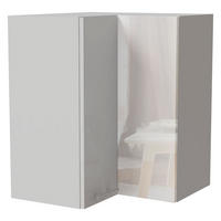 ECKHÄNGESCHRANK Essen W12/60 Weiß Hochglanz / Weiß Matt 60 / 60 / 72cm - Weiß Hochglanz/Weiß, Holz/Holzwerkstoff (60/72/60cm) - Feldmann-Wohnen