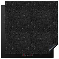 HERDABDECKPLATTE Granit - Schwarz - Grau Induktionsmatte 78x78 cm - Anthrazit, Kunststoff (78/78/0.2cm) - MuchoWow
