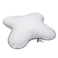 NACKENKISSEN Schmetterlingskissen BUTTERFLY, 56x48x11,5, Seiten- & Seitenkippschläfer, cosyPUR® Memory Foam - Weiß, Textil (48/56cm) - casimum