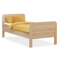 HOLZBETT Seniorenbett 90/200 Natur - Braun, Holz (90/200cm) - Homestyle4u