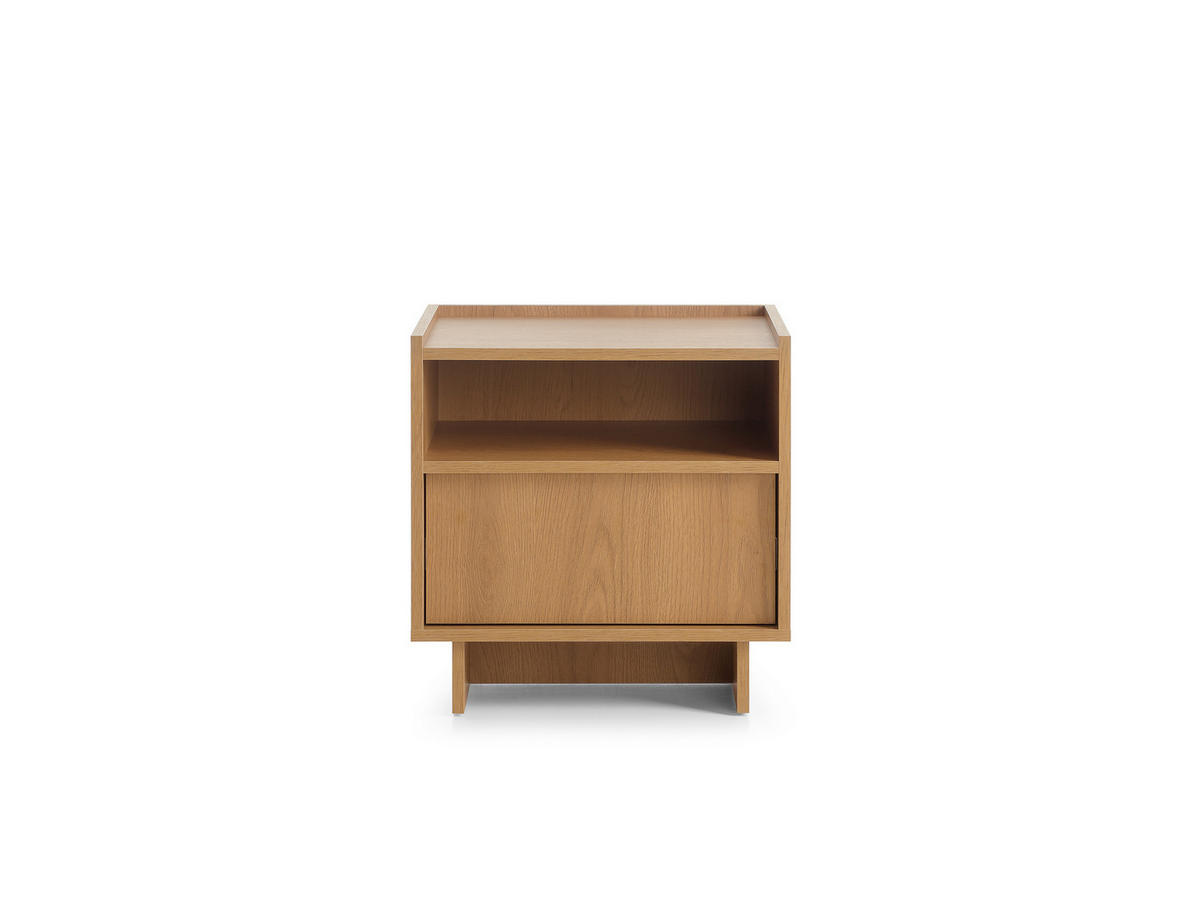 NACHTTISCH: karamellfarbene Eiche, 50 x 51 x 39 cm - Braun, Holzwerkstoff (50/51/39cm) - 3XE LIVING