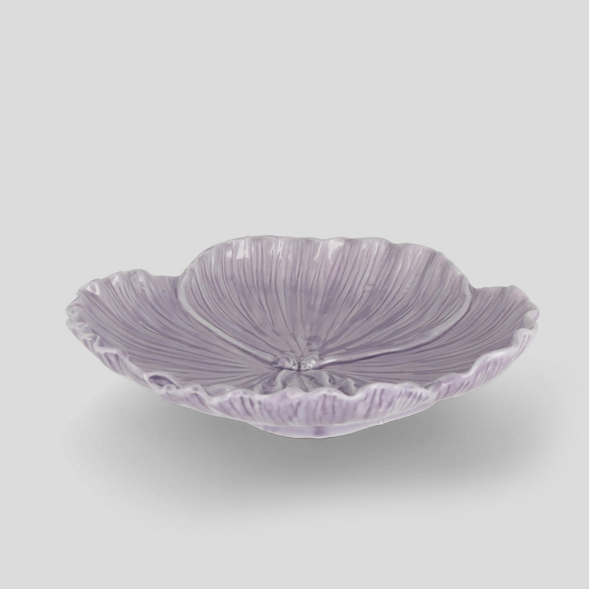 SERVIERTELLER Sakuro - Violett, Keramik (20/3.5/20cm) - home&you