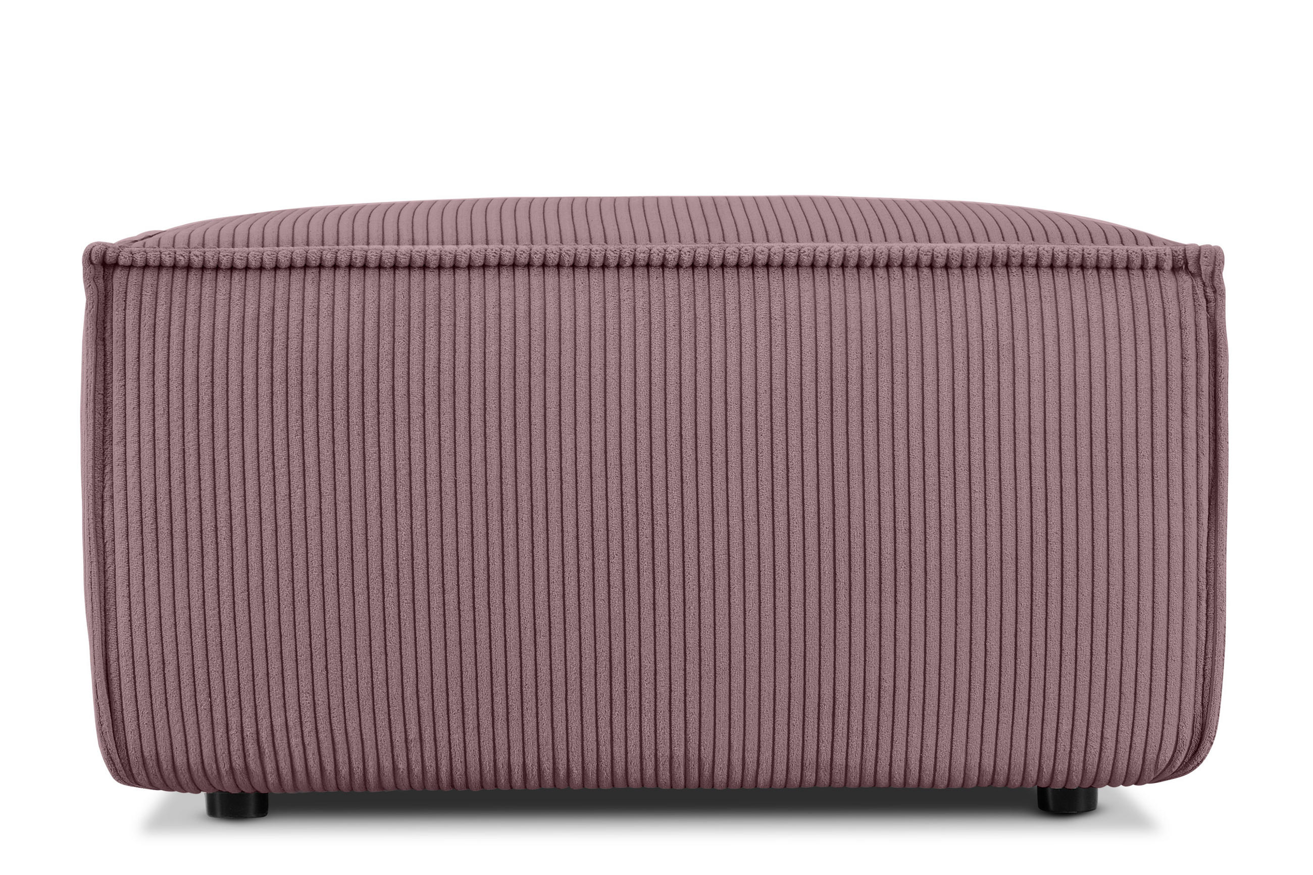 SITZPOUF NAPI gefederte Sitzfläche, hellviolett - Violett/Schwarz, Textil (83/45/83cm) - KONSIMO®