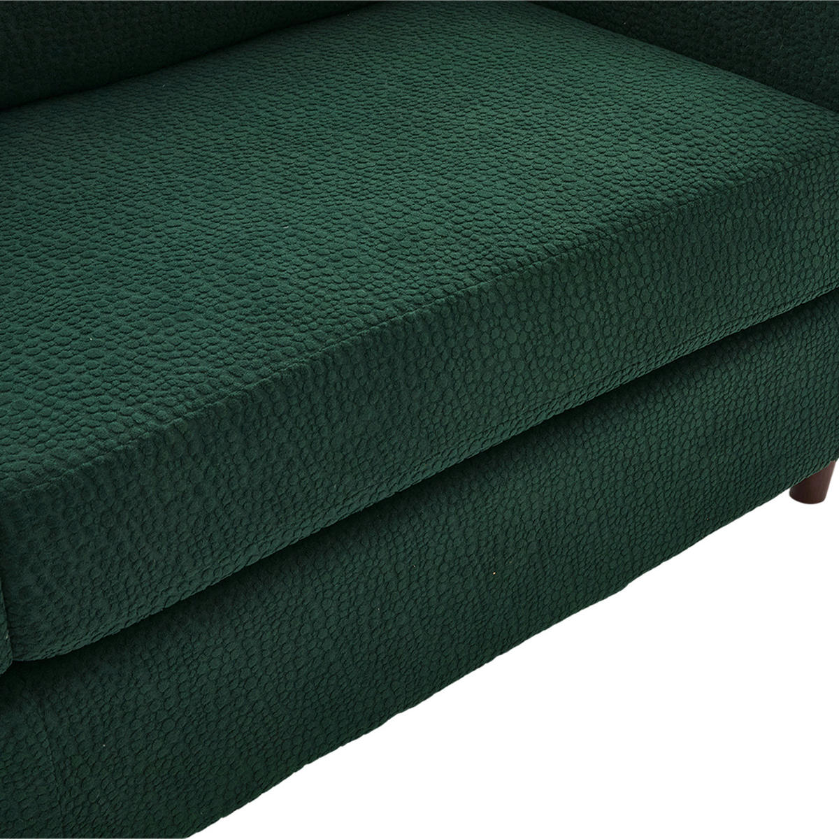 SOFA 2-Sitzer 203/77,5/86 cm Smaragd - Smaragdgrün, Textil (77.5/86/203cm)
