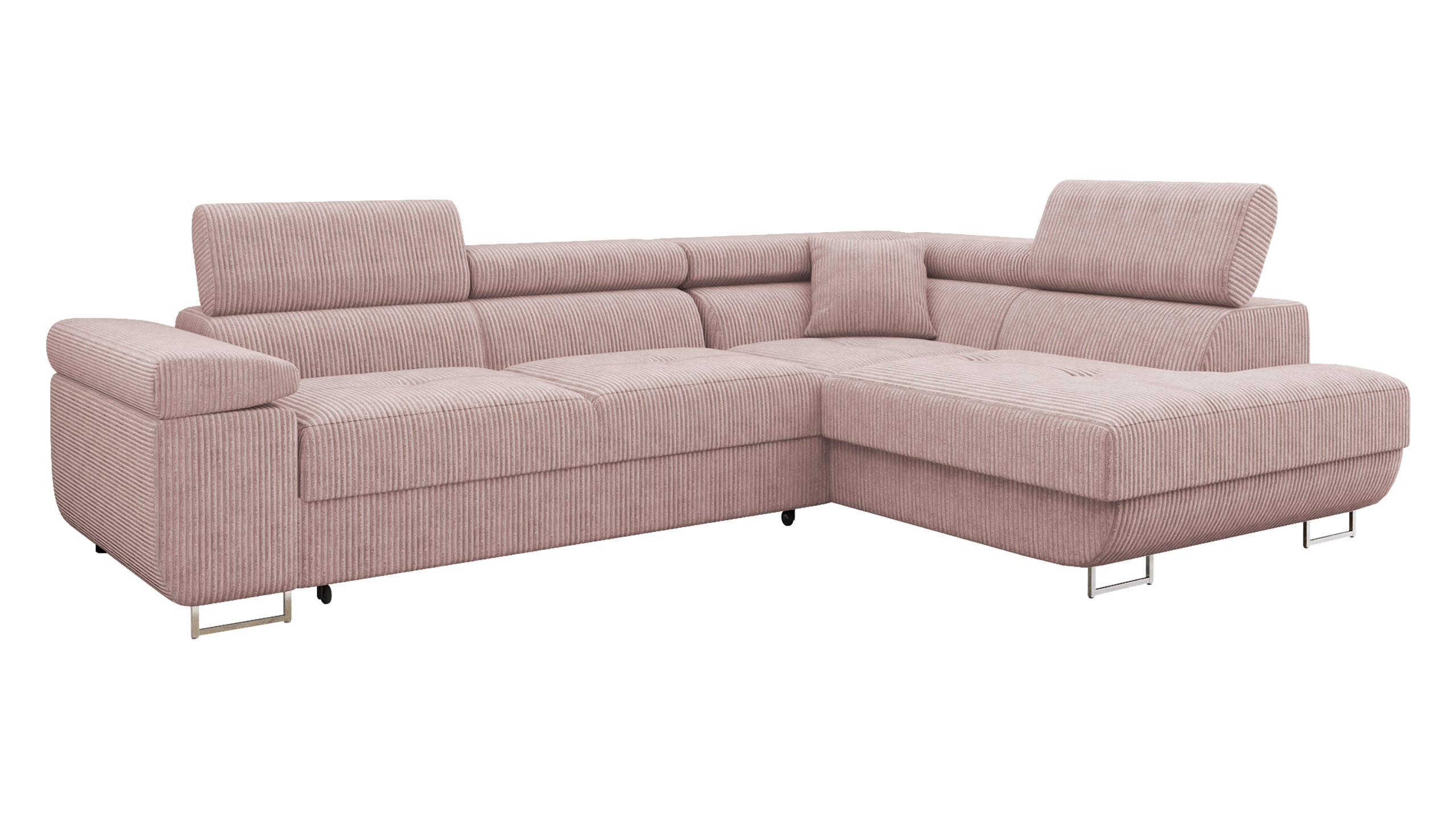 COLTAR Torezio Reiat, Dreapta - roz, material textil/lemn (203/274cm) - MIRJAN24