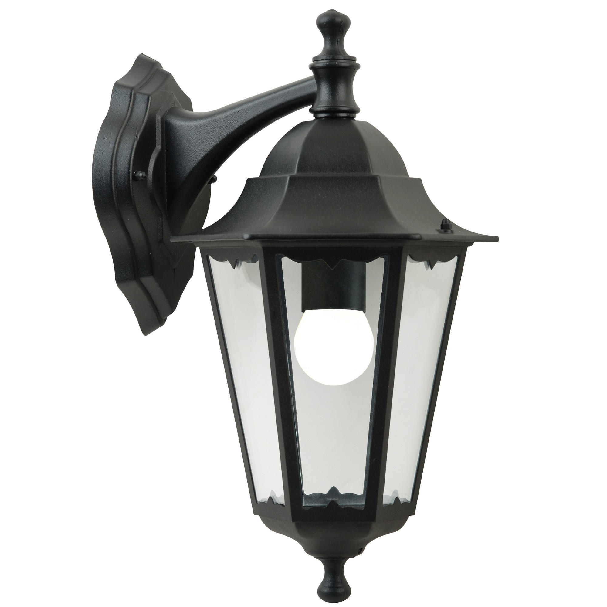 WANDLEUCHTE Cardiff - Schwarz - 21/40 cm - Schwarz, Kunststoff (21/40/40cm) - Nordlux