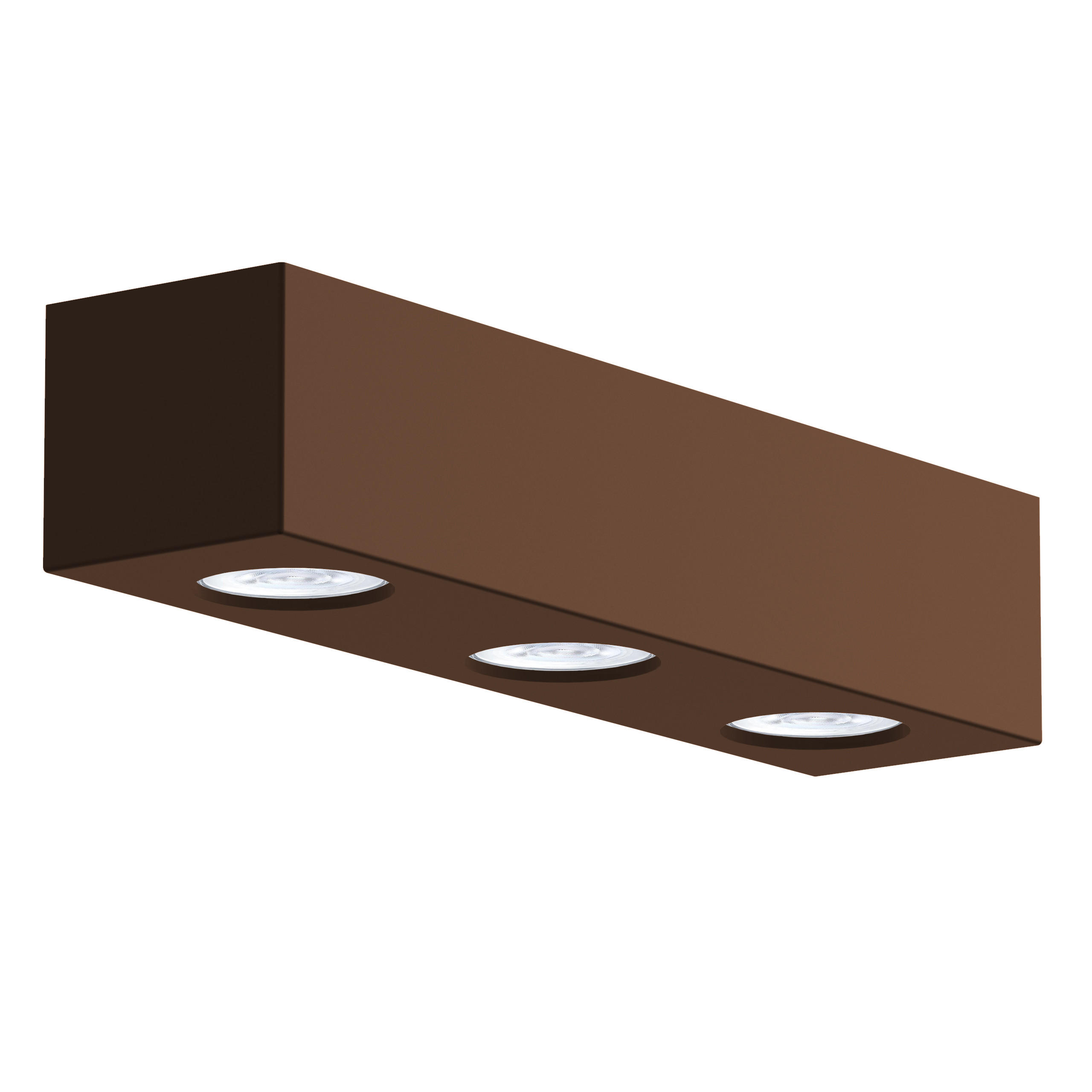 DECKENLEUCHTE - Dunkelbraun, Metall (10/30/7cm) - Lumicom