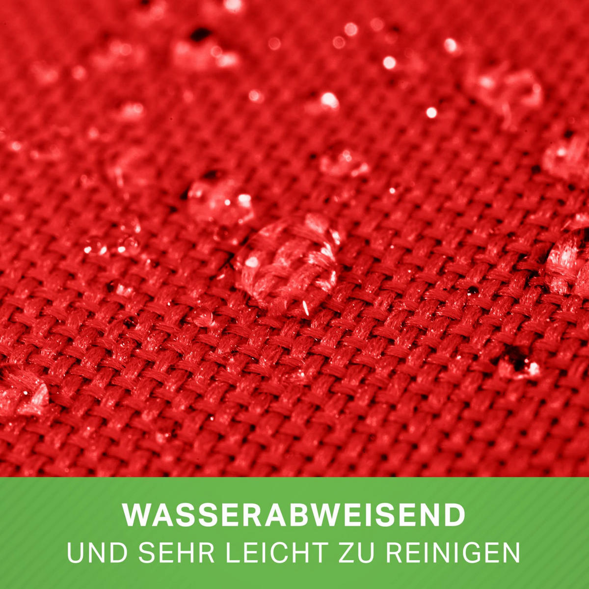 XXL-SITZSACK + Pouf 2er Set - 140x180cm - Rot, Textil (140/25/180cm) - Green Bean