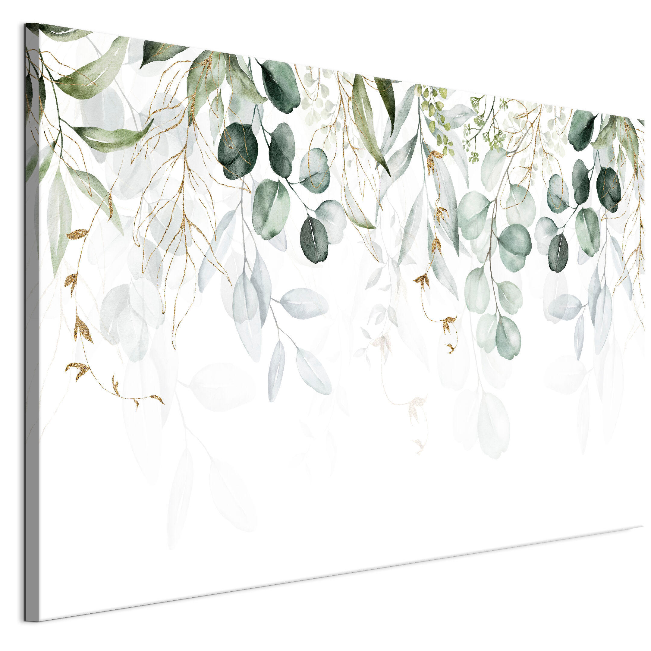 LEINWANDBILD Blätter 90x60 cm - Multicolor, Holz (90/60cm) - LUMASOUL