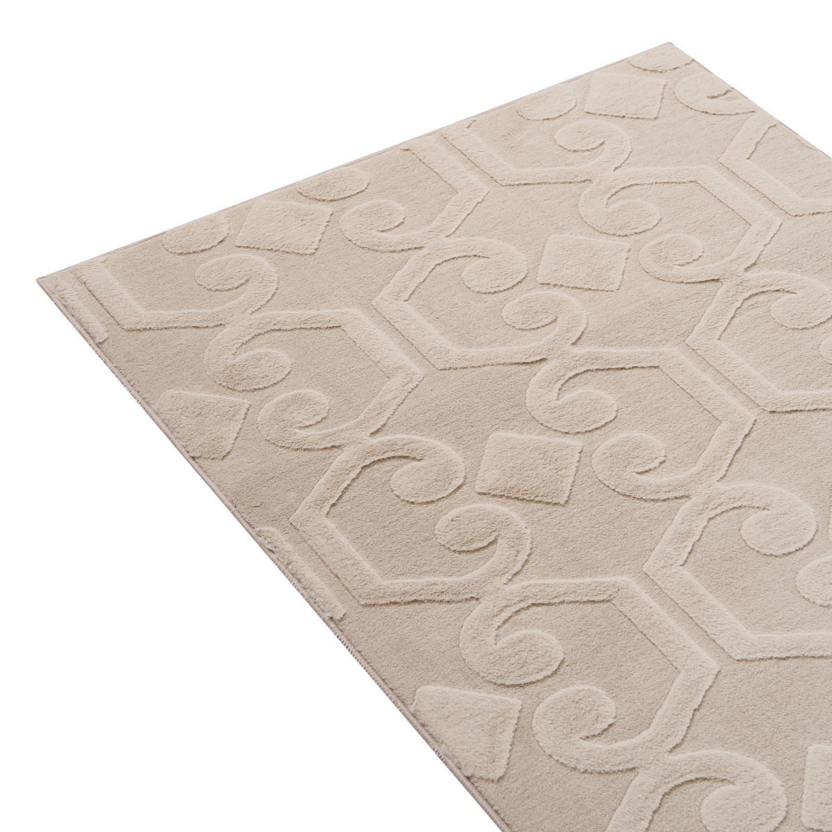 KOBEREC Béžový 80/300 cm Gannett - béžová, textil (80/300cm) - Beliani