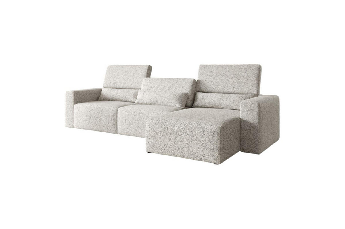ECKSOFA Modular Premium Grau - Schwarz/Grau, Holz/Holzwerkstoff (315/172cm) - Furnisell