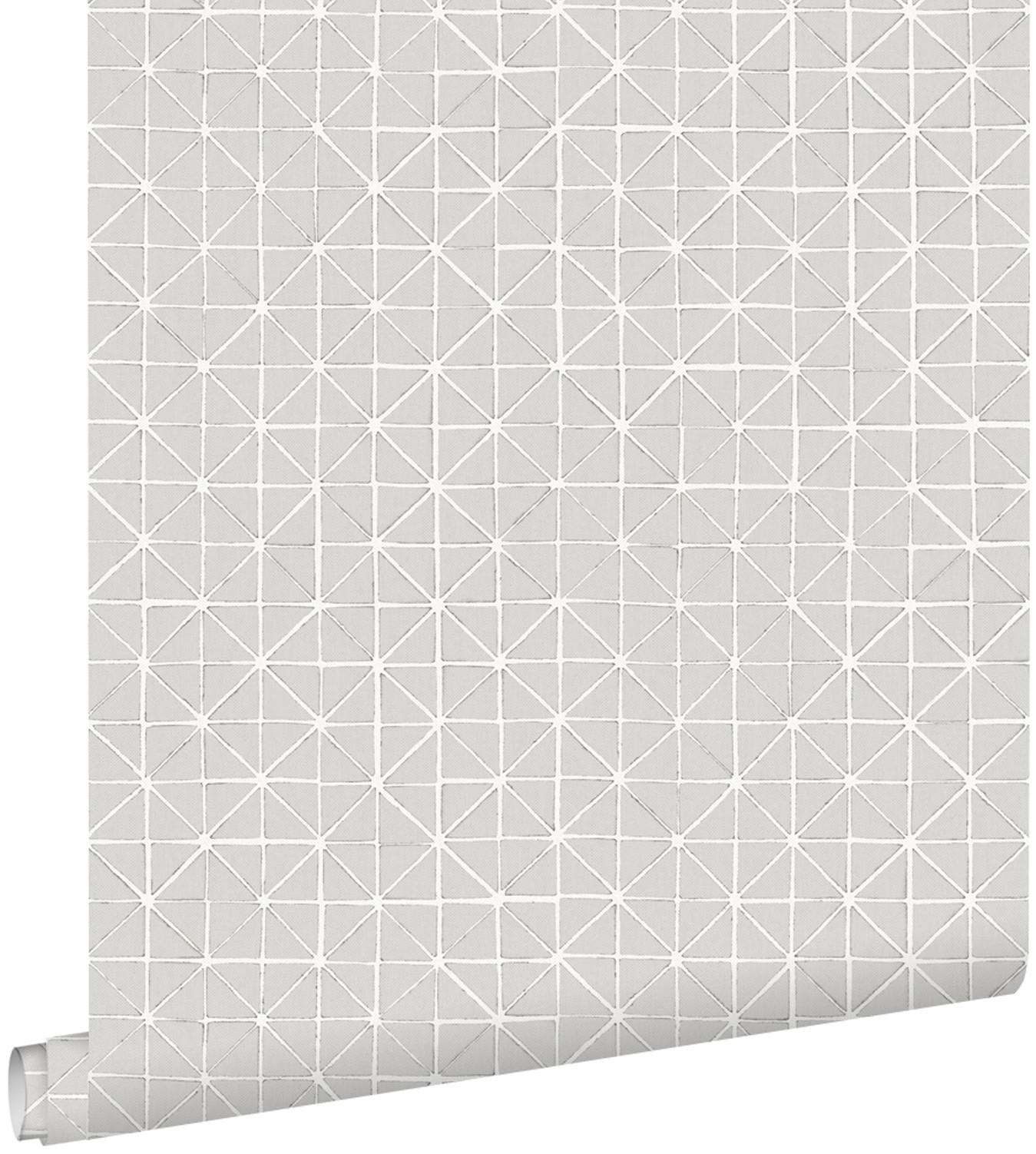 TAPETE geometrische Formen 53 cm x 10.05 m - Braun, Papier (53/1000cm) - ESTAhome