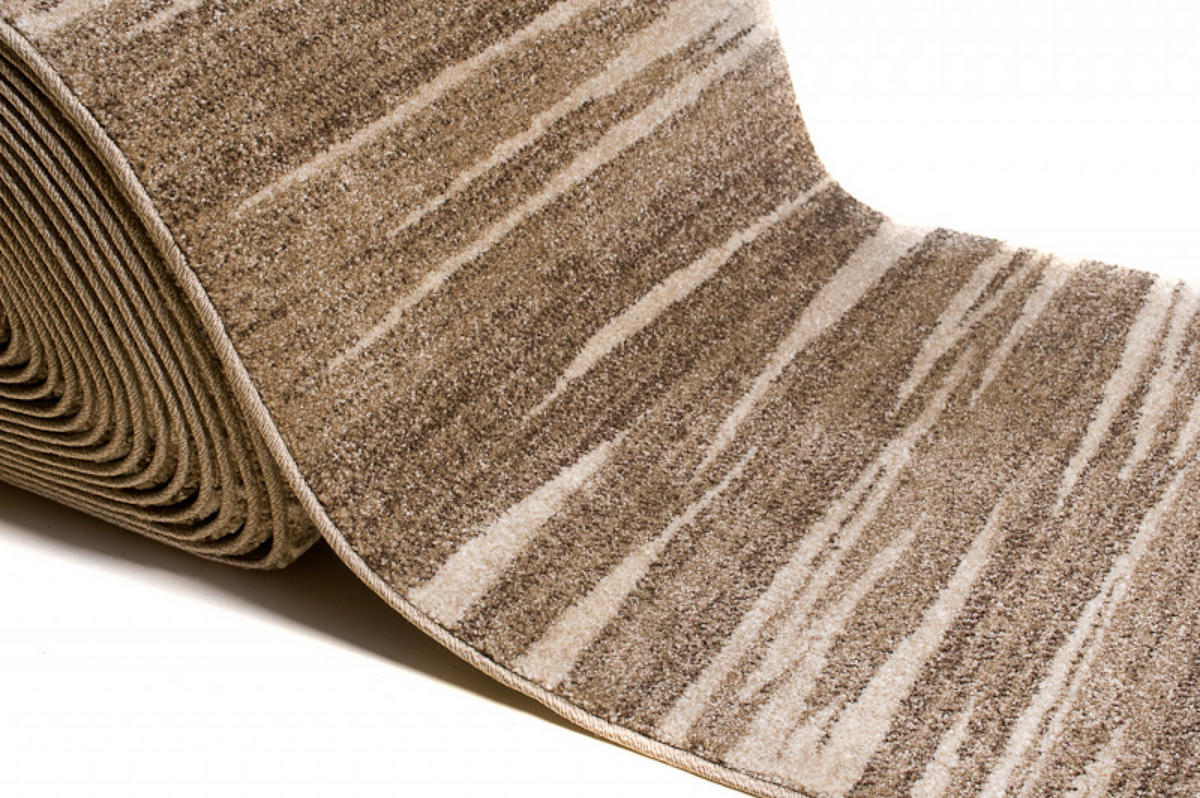 LÄUFER SARI Taupe 100/1300 cm - Taupe, Textil (100/1300cm) - Tapiso