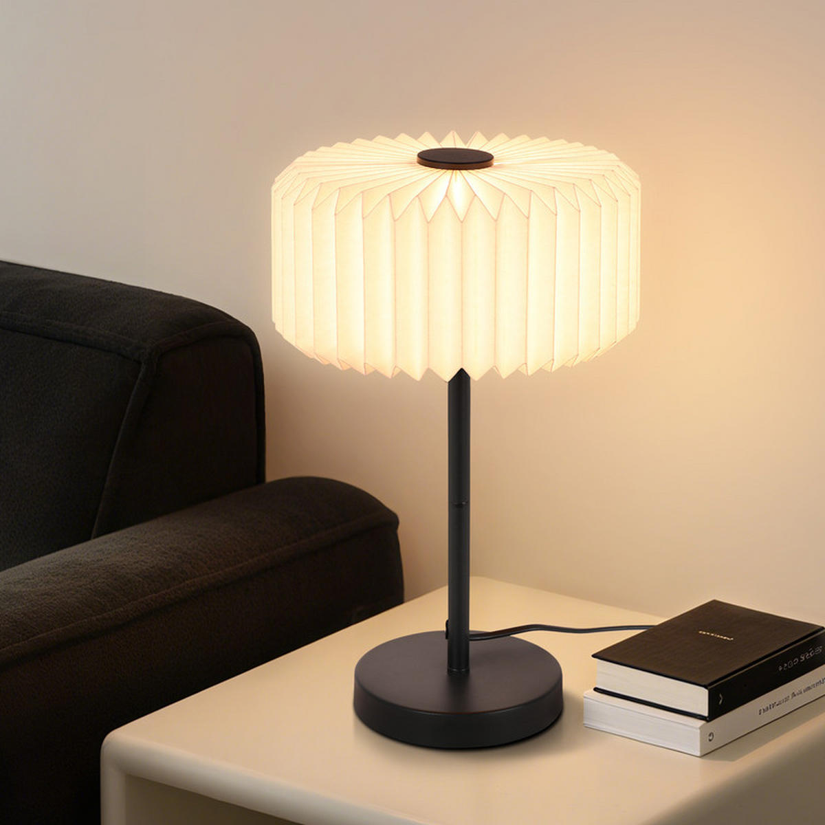 STOLNÍ lampa Field II 24/24/40,2 cm - bílá, kov (24/24/402cm) - Nettlife